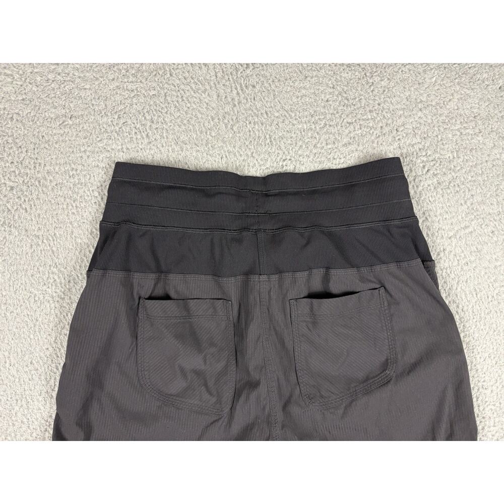 Lululemon Joggers 8 Black Dance Studio Mid Rise Drawstring Casual Travel Pants - Picture 7 of 11
